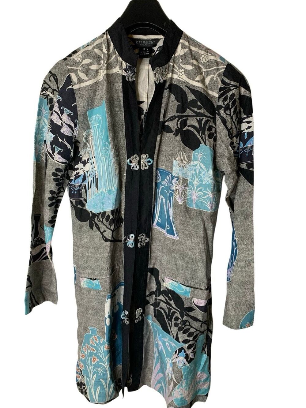 Citron Santa Monica tunic top jacket women's size small
